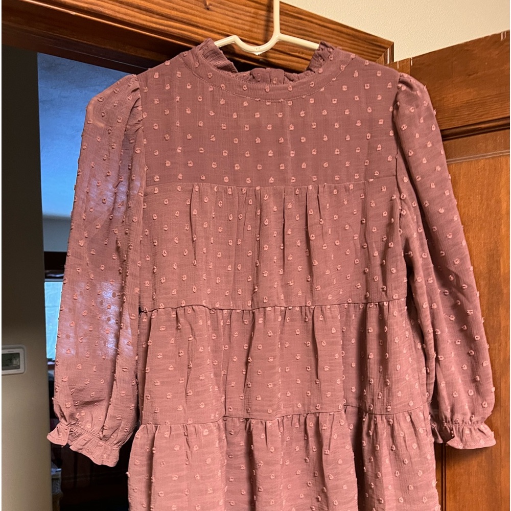 Cute little top would be perfect for Easter church or spring break